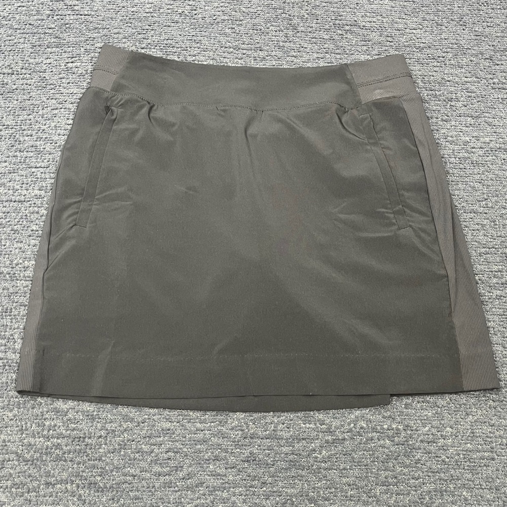Athleta Women Black Soho Skort Active Golf Tennis Skirt Size 10 Pull On